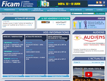 Tablet Screenshot of ficam.fr